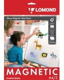 Fotopopierius Lomond Magnetic Inkjet Paper su magnetiniu sluoksniu A4/2 Blizgus