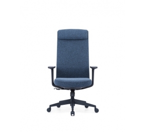 Up Up Ankara ergonominė biuro kėdė Juoda, Mėlynos spalvos audinys