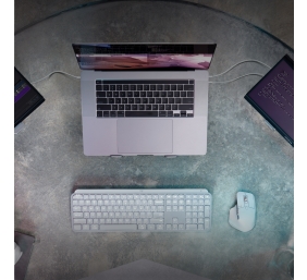 Logitech MX Keys S Belaidė klaviatūra, RF Wireless+Bluetooth, Illuminated, US Int, Graphite