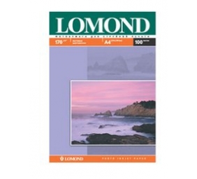 Fotopopierius Lomond Photo Inkjet Paper Matinis 170 g/m2 A4, 100 lapų, dvipusis