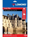 Poliesterio plėvelė Lomond PET Film b/w &amp; color lazeriniams spausdintuvams Skaidri A4, 50 lapų