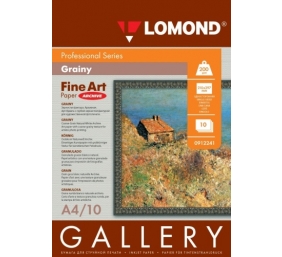 Fotopopierius Lomond Fine Art Paper Gallery Grainy 200g/m2 A4, 10 lapų, Coarse Natural White Archive