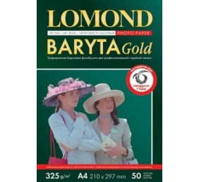 Fotopopierius Lomond Premium Gold Baryta Photo Paper Art Silk 325 g/m2 A4, 20 lapų