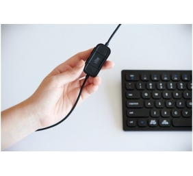 Kensington H2000 Laidinės ausinės USB-C, Juoda