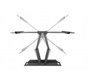 Gembird | Full-motion wall mount | Fixed | 37-80 " | Maximum weight (capacity) 60 kg | Black