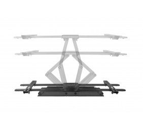 Gembird | Full-motion wall mount | Fixed | 37-80 " | Maximum weight (capacity) 60 kg | Black
