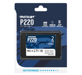 PATRIOT P220 SSD 2TB SATA 550/500MB/s