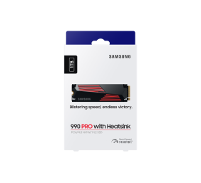 Samsung | 990 PRO with Heatsink | 1000 GB | SSD form factor M.2 2280 | Solid-state drive interface M.2 NVMe | Read speed 7450 MB/s | Write speed 6900 MB/s