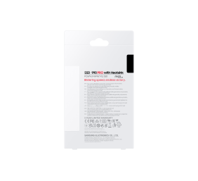 Samsung | 990 PRO with Heatsink | 1000 GB | SSD form factor M.2 2280 | Solid-state drive interface M.2 NVMe | Read speed 7450 MB/s | Write speed 6900 MB/s