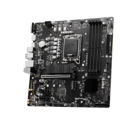 MSI | PRO B760M-P | Processor family Intel | Processor socket  LGA1700 | DDR5 DIMM | Memory slots 4 | Supported hard disk drive interfaces 	SATA, M.2 | Number of SATA connectors 4 | Chipset Intel B760 | mATX