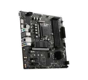 MSI | PRO B760M-P | Processor family Intel | Processor socket  LGA1700 | DDR5 DIMM | Memory slots 4 | Supported hard disk drive interfaces 	SATA, M.2 | Number of SATA connectors 4 | Chipset Intel B760 | mATX