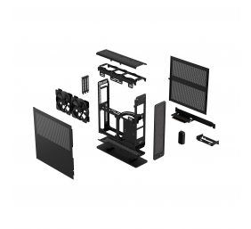 Fractal Design | Ridge | FD-C-RID1N-11 | Black | Mini ITX | Power supply included No | SFX, SFX-L