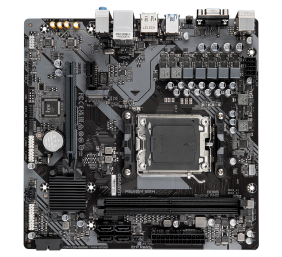 Gigabyte | A620M S2H 1.0 M/B | Processor family AMD | Processor socket AM5 | DDR5 DIMM | Memory slots 2 | Supported hard disk drive interfaces 	SATA, M.2 | Number of SATA connectors 4 | Chipset AMD A620 | Micro ATX