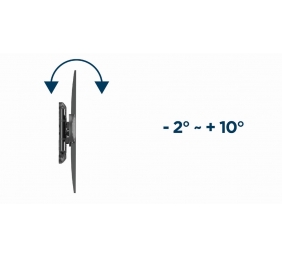 Gembird | Wall mount | WM-58ST-01 | Tilt, swivel, rotate | 32-58 " | Maximum weight (capacity) 36.4 kg | Black