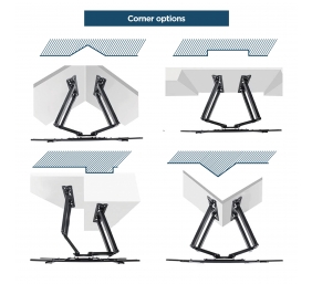 Gembird | Wall mount | WM-75ST-02 | Tilt, swivel, rotate | 32-75 " | Maximum weight (capacity) 45.5 kg | Black