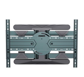 Gembird | Wall mount | WM-80STR-01 | Tilt, swivel, rotate | 40-80 " | Maximum weight (capacity) 50 kg | Black