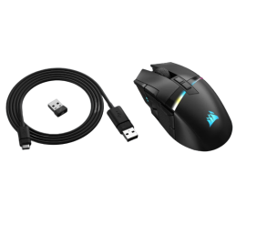Corsair | Gaming Mouse | DARKSTAR RGB MMO | Wireless Gaming Mouse | Gaming Mouse | 2.4GHz, Bluetooth, USB 2.0 | Black