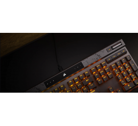 Corsair | MGX Switch | Gaming Keyboard | K70 MAX RGB | Gaming keyboard | Wired | RGB LED light | NA | Black | Magnetic-Mechanical