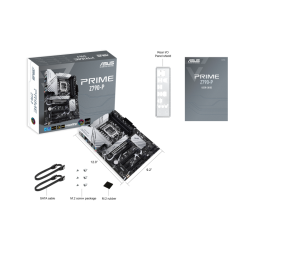 Asus | PRIME Z790-P | Processor family Intel | Processor socket LGA1700 | DDR5 DIMM | Supported hard disk drive interfaces SATA, M.2 | Number of SATA connectors 4