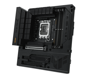 Asus | TUF GAMING B760M-BTF WIFI | Processor family Intel | Processor socket LGA1700 | DDR5 | Supported hard disk drive interfaces M.2, SATA | Number of SATA connectors 4