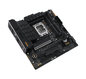 ASUS TUF GAMING B760M-PLUS | Asus | Processor family Intel B760 | Processor socket 1 x LGA1700 Socket | 4 DIMM slots - DDR5, non-ECC, on-die ECC, unbuffered | Supported hard disk drive interfaces SATA-600 (RAID), 2 x M.2 | Number of SATA connectors 4