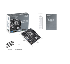 ASUS PRIME H610M-K ARGB | Asus | Processor family Intel H610 | Processor socket LGA1700 Socket | 2 DIMM slots - DDR5, non-ECC, unbuffered | Supported hard disk drive interfaces SATA-600, 1 x M.2 | Number of SATA connectors 4