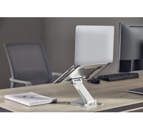 Gembird Foldable notebook riser stand | NBS-D1-03 | Silver