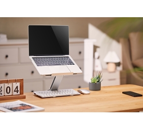 Gembird Foldable notebook riser stand | NBS-D1-03 | Silver