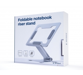 Gembird Foldable notebook riser stand | NBS-D1-03 | Silver
