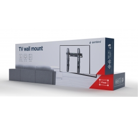 Gembird | Wall mount | WM-42F-02 | Fixed | 23-42 " | Black