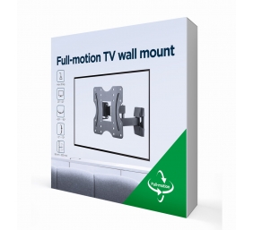 Gembird | Wall mount | WM-42ST-01 | Tilt, Swivel | 23-42 " | Black