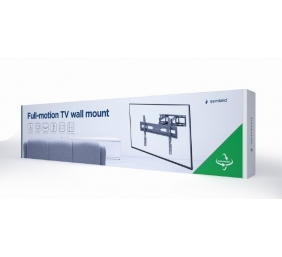 Gembird | Wall mount | WM-80ST-03 | Tilt, Swivel | 37-80 " | Maximum weight (capacity) 40 kg | Black