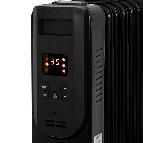 Camry | Heater | CR 7813 | Oil Filled Radiator | 2500 W | Number of power levels 3 | Black