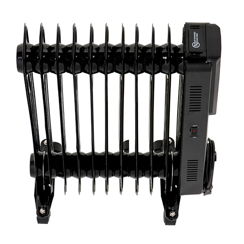 Camry | Heater | CR 7813 | Oil Filled Radiator | 2500 W | Number of power levels 3 | Black