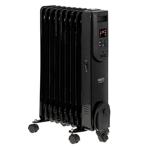 Camry | Heater | CR 7813 | Oil Filled Radiator | 2500 W | Number of power levels 3 | Black