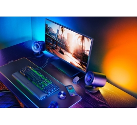 Razer Nommo V2 Pro Full range 2.1 PC Žaidimų garso kolonėlės, Juoda