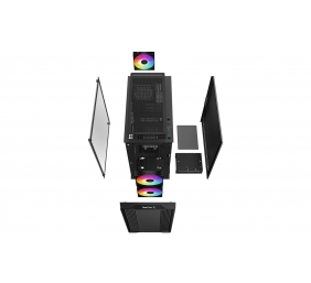 Deepcool | Micro-ATX CASE | CC360 | Black | Mini-ITX / Micro-ATX | Power supply included No | ATX PS2 （maximum length: 160mm）