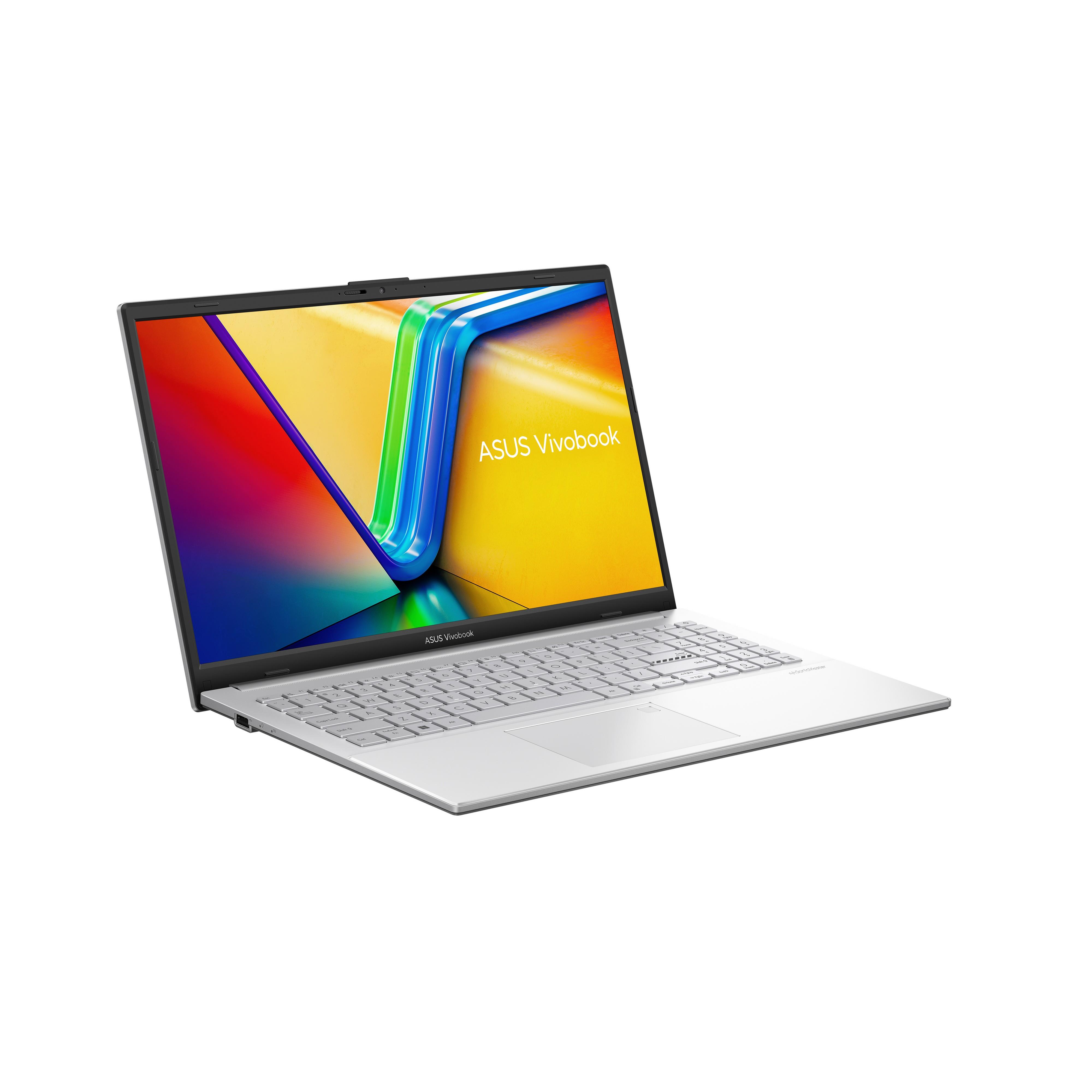 Asus | Vivobook Go 15 E1504FA-BQ251W | Cool Silver | 15.6 " | IPS | FHD | 1920 x 1080 pixels | 60 Hz | Anti-glare | AMD Ryzen 5 | 7520U | 8 GB | LPDDR5 on board | Solid-state drive capacity 512 GB | AMD Radeon Graphics | Windows 11 Home in S Mode | 802.11
