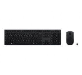 Lenovo | Professional Wireless Rechargeable Keyboard and Mouse Combo (Lithuanian) | Keyboard and Mouse Set | Wireless | Mouse included | Lithuanian | Bluetooth | Grey | Wireless connection