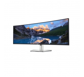 Dell | LCD UltraSharp Monitor | U4924DW | 49 " | IPS | 5K Dual QHD | 32:9 | 60 Hz | 5 ms | 5120 x 1440 | HDMI ports quantity 2 | Silver/Black