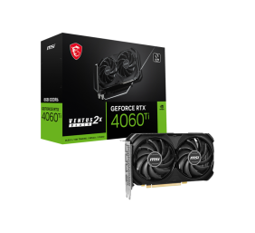 MSI | GeForce RTX 4060 Ti VENTUS 2X BLACK 8G OC | NVIDIA | 8 GB | GeForce RTX 4060 Ti | GDDR6 | HDMI ports quantity 1 | PCI Express Gen 4 x16 | Memory clock speed 18000 MHz