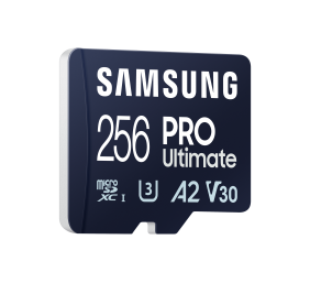 Samsung | MicroSD Card | PRO Ultimate | 256 GB | microSDXC Memory Card | Flash memory class U3, V30, A2 | SD adapter