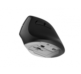 Natec | Vertical Mouse | Vertical Mouse | Crake 2 | Wireless | Bluetooth, 2.4GHz | Black