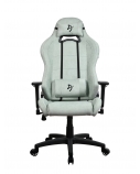 Arozzi Torretta SoftFabric | Gaming Chair | Frame material: Metal; Wheel base: Nylon; Upholstery: Soft Fabric | Pearl Green
