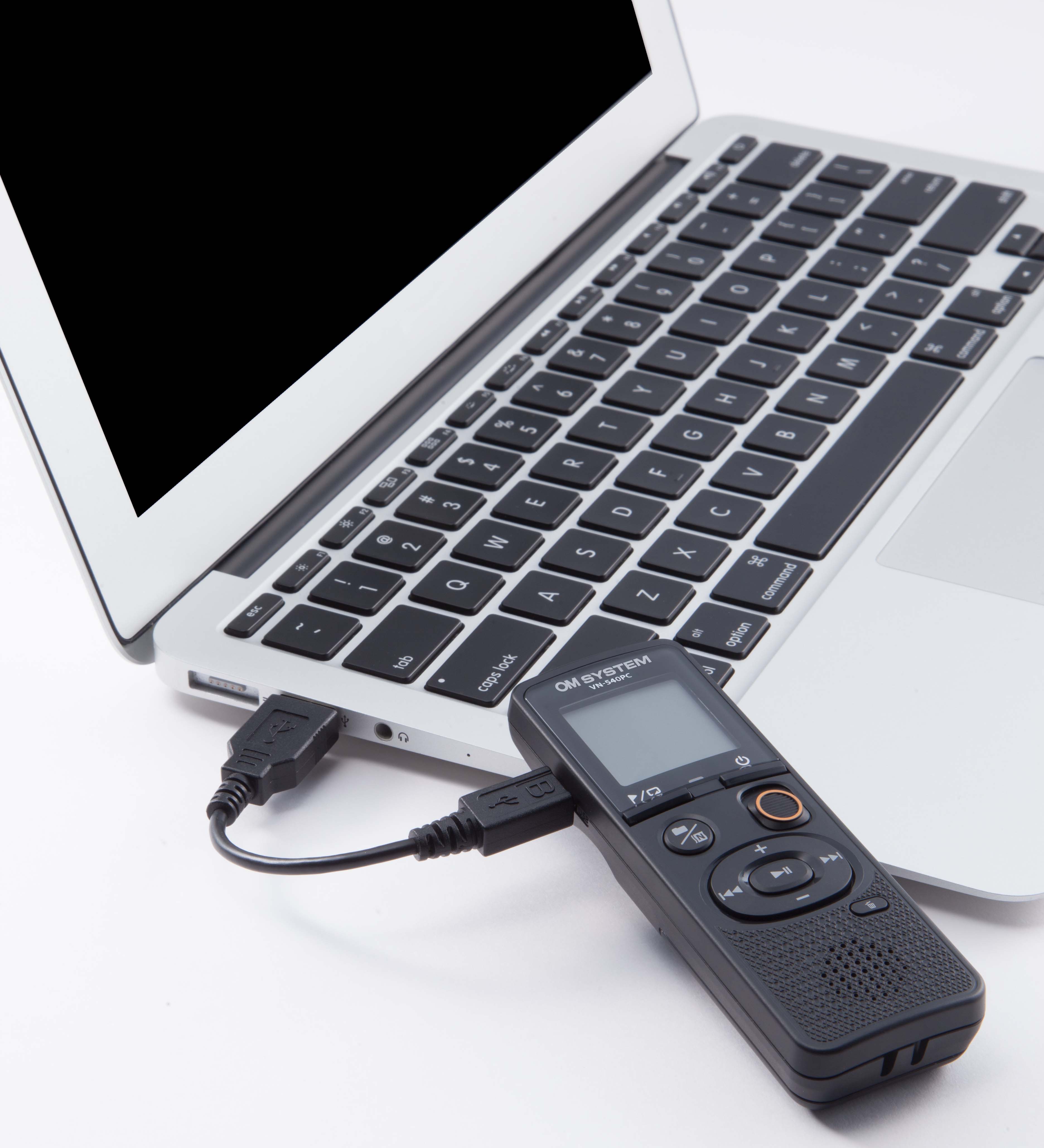 Olympus | Digital Voice Recorder (OM Branded) | VN-540PC | Black | Segment display 1.39' | WMA