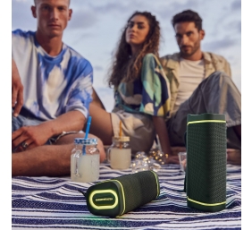 Energy Sistem | Speaker with RGB LED Lights | Yume ECO | 15 W | Waterproof | Bluetooth | Green | Portable | Wireless connection