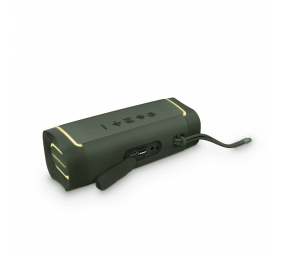 Energy Sistem | Speaker with RGB LED Lights | Yume ECO | 15 W | Waterproof | Bluetooth | Green | Portable | Wireless connection