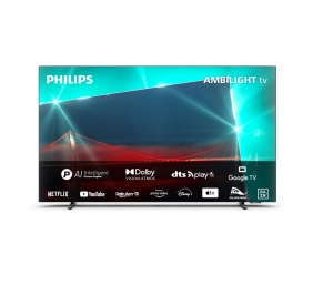 Philips 4K UHD OLED Android™ TV 48" 48OLED718/12 3-sided Ambilight 3840x2160p HDR10+ 4xHDMI 3xUSB LAN WiFi DVB-T/T2/T2-HD/C/S/S2, 70W
