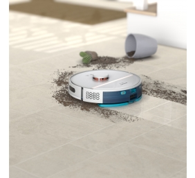 Philips HomeRun 3000 Series Aqua Wet and dry cleaning robot XU3000/02, charging station, HomeRun app, Beluga metal color