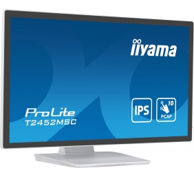 23.8” PCAP 10pt touchscreen monitor featuring IPS panel technology, Edge-to-Edge glass design and anti fingerprint coating